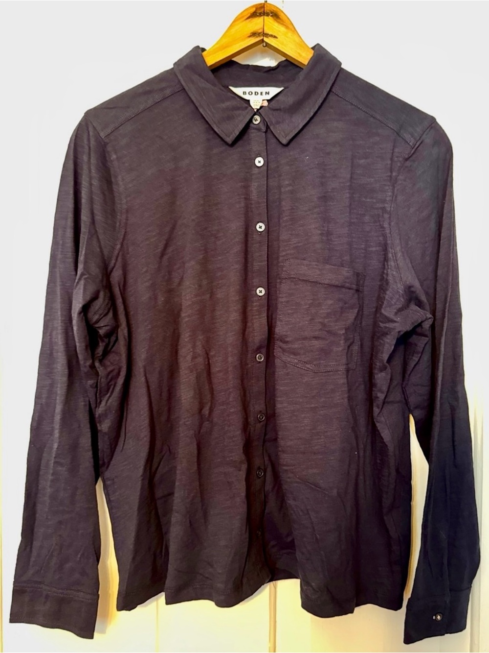 Boden Navy Button-Down Shirt - Picture 3 of 5